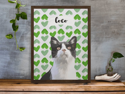 Illustrated Personalized Pet Portrait